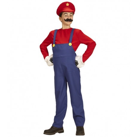 Disfraz de Fontanero Mario para Niño