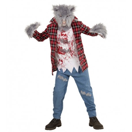 Disfraz de Hombre Lobo Sangre Infantil