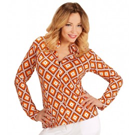 Camisa Mujer Años 70 Groovy