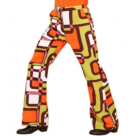 Pantalones Hombre Años 70 Geometric