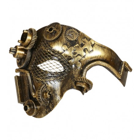 Máscara Media Cara Steampunk