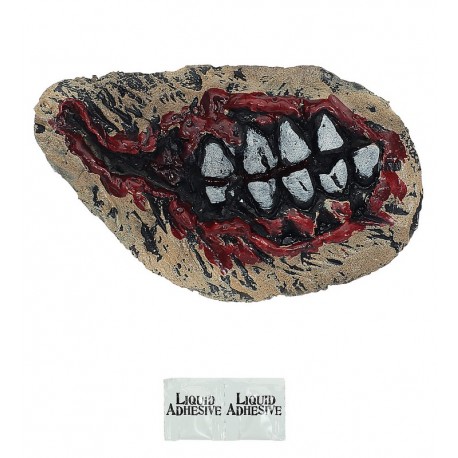 Prótesis Latex Mandíbula Zombie