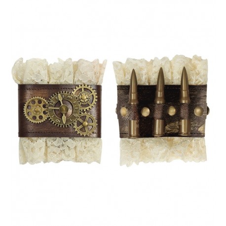 Muñequeras de Encaje Steampunk