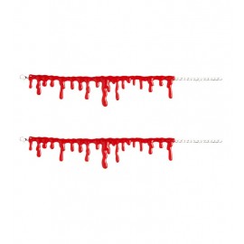 Set de 2 Pulseras Gotas de Sangre Set de 2 Pulseras Gotas de Sangre