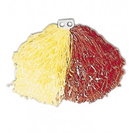 Pompón Bicolor Amarillo y Rojo Pompón Bicolor Amarillo y Rojo