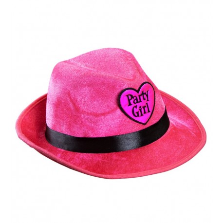 Fedora Party Girl de Terciopelo