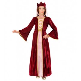 Disfraz Pequeña Reina Medieval Niña