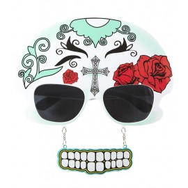 Gafas Cráneo Dia de Los Muertos con Dientes Gafas Cráneo Dia de Los Muertos con Dientes