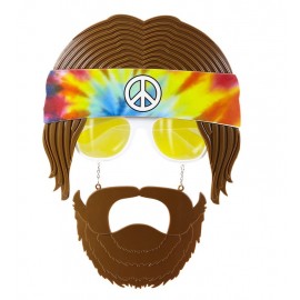 Gafas Hippie con Barba Gafas Hippie con Barba