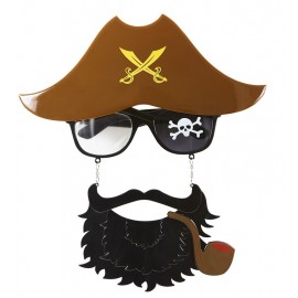 Gafas Capitán Pirata con Barba