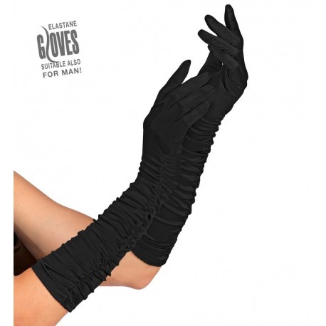 Guantes de Elastano Plisados
