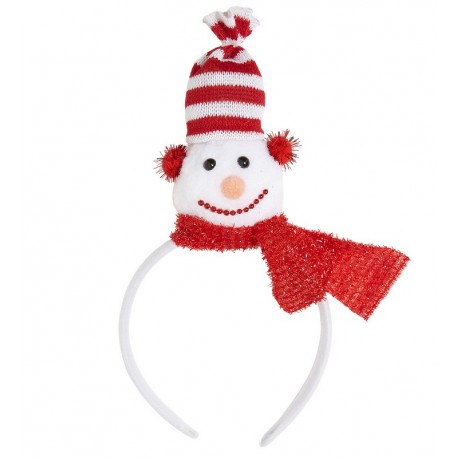 Tocado de Muñeco de Nieve