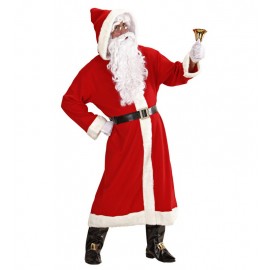 Disfraz de Papá Noel Clásico Súper Lujo Disfraz de Papá Noel Clásico Súper Lujo