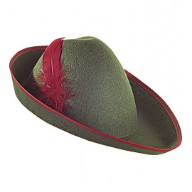 Sombrero con Pluma Príncipe de los Ladrones Sombrero con Pluma Príncipe de los Ladrones