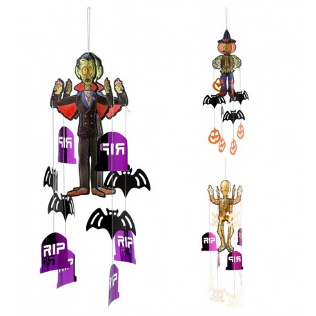 Personaje Halloween con Decorativos Colgantes