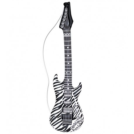 Guitarra Hinchable Zebra 105 cm