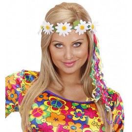 Diadema Margaritas con Cintas Multicolor Diadema Margaritas con Cintas Multicolor