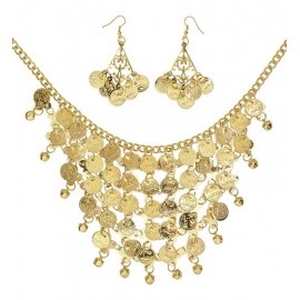 Pendientes y Collar Monedas Oro Pendientes y Collar Monedas Oro