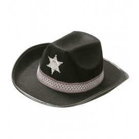 Sombrero Sheriff con Borde Decorado