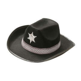 Sombrero Sheriff con Borde Decorado Sombrero Sheriff con Borde Decorado