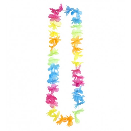 Collar Hawaiano Multicolor Brillante