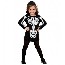Disfraz de Esqueleto Glamour Infantil