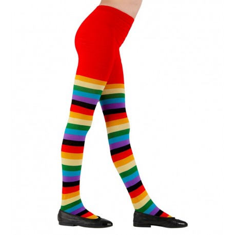 Medias de Rayas Arcoiris Infantiles