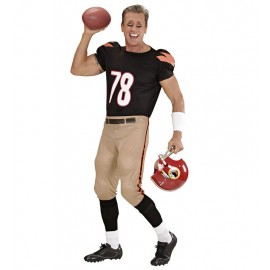 Disfraz de Quaterback Americano para Hombre