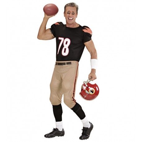Disfraz de Quaterback Americano para Hombre