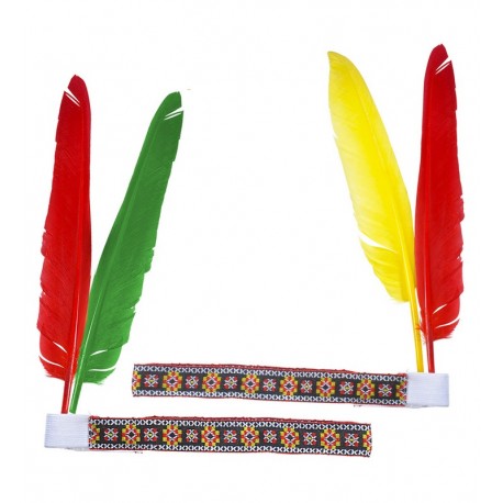 Cinta Indio con 2 Plumas