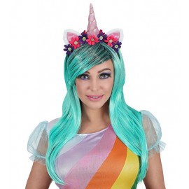 Peluca y Cinta Unicorno Fantasy Peluca y Cinta Unicorno Fantasy