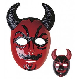 Máscara Diablo con Purpurina