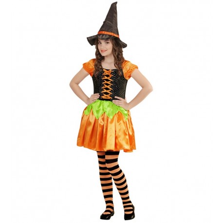 Disfraz de Bruja Calabaza Infantil
