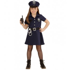 Disfraz de Chica Policía para Niña