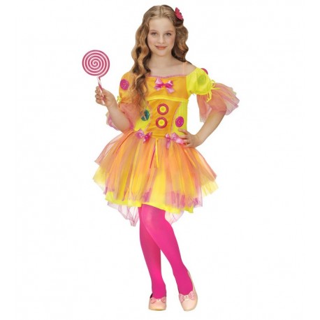 Disfraz de Fantasy Neon Niña