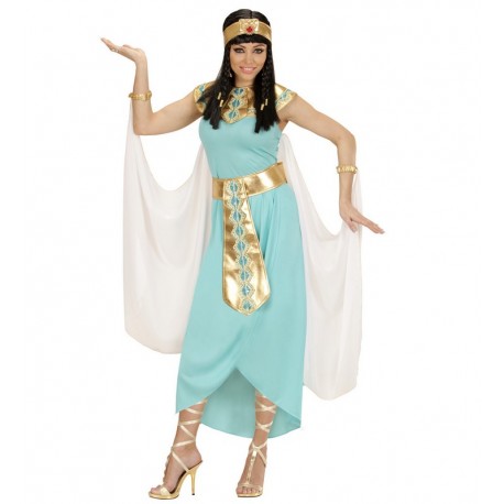 Disfraz Reina Egipcia Turquesa Mujer