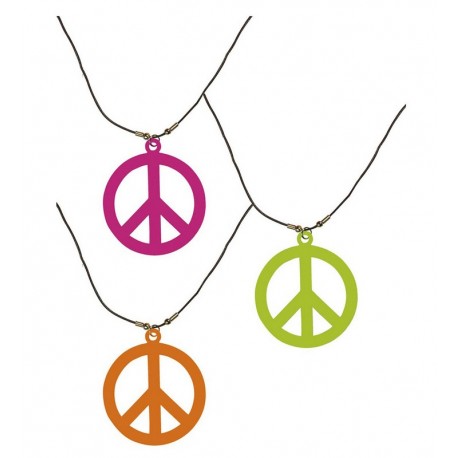 Collar Hippie Fluorescente 3 Colores