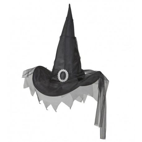 Sombrero Bruja con Tul