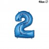 Globo Numero 2 Foil 35 cm