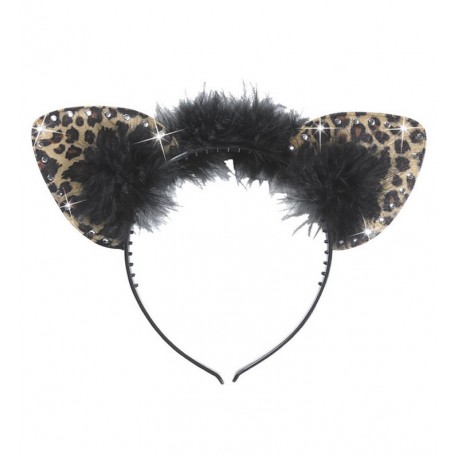 Orejas Leopardo Strass