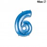Globo Numero 6 Foil 35 cm