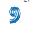 Globo Numero 9 Foil 35 cm
