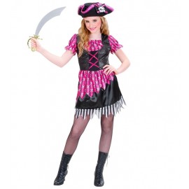 Disfraz de Bucanera Chic Infantil