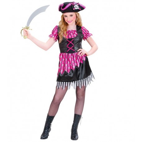 Disfraz de Bucanera Chic Infantil