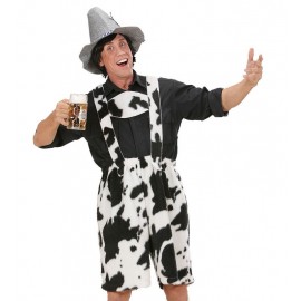 Disfraz de Lederhosen Vaca para Adulto