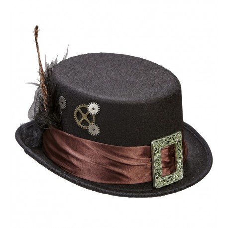 Chistera Steampunk en Fieltro