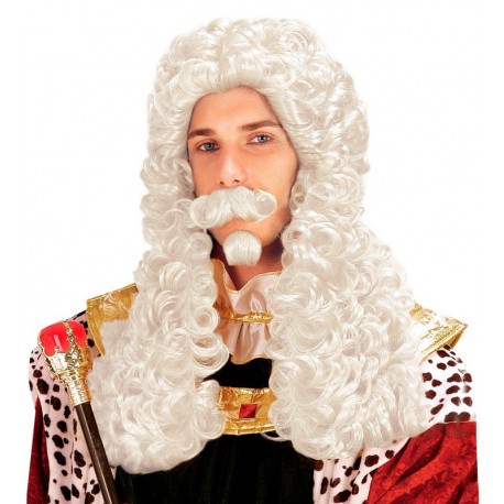 Peluca Francois con Bigote y Perilla