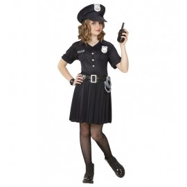 Disfraz de Chica Policía Infantil