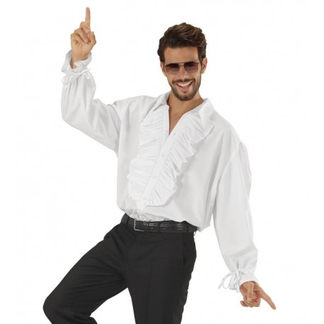 Camisa Fruncido Hombre