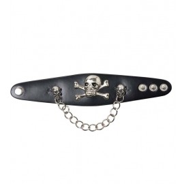 Pulsera Calavera con Cadena Pulsera Calavera con Cadena